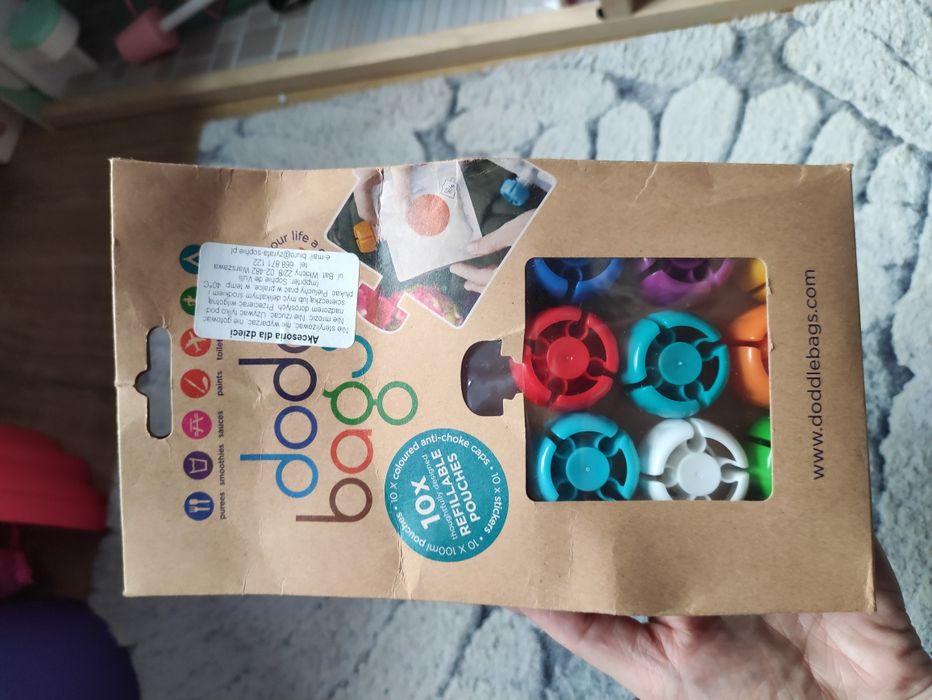 Doddle bags nowe saszetki na musy obiadki 9 sztuk