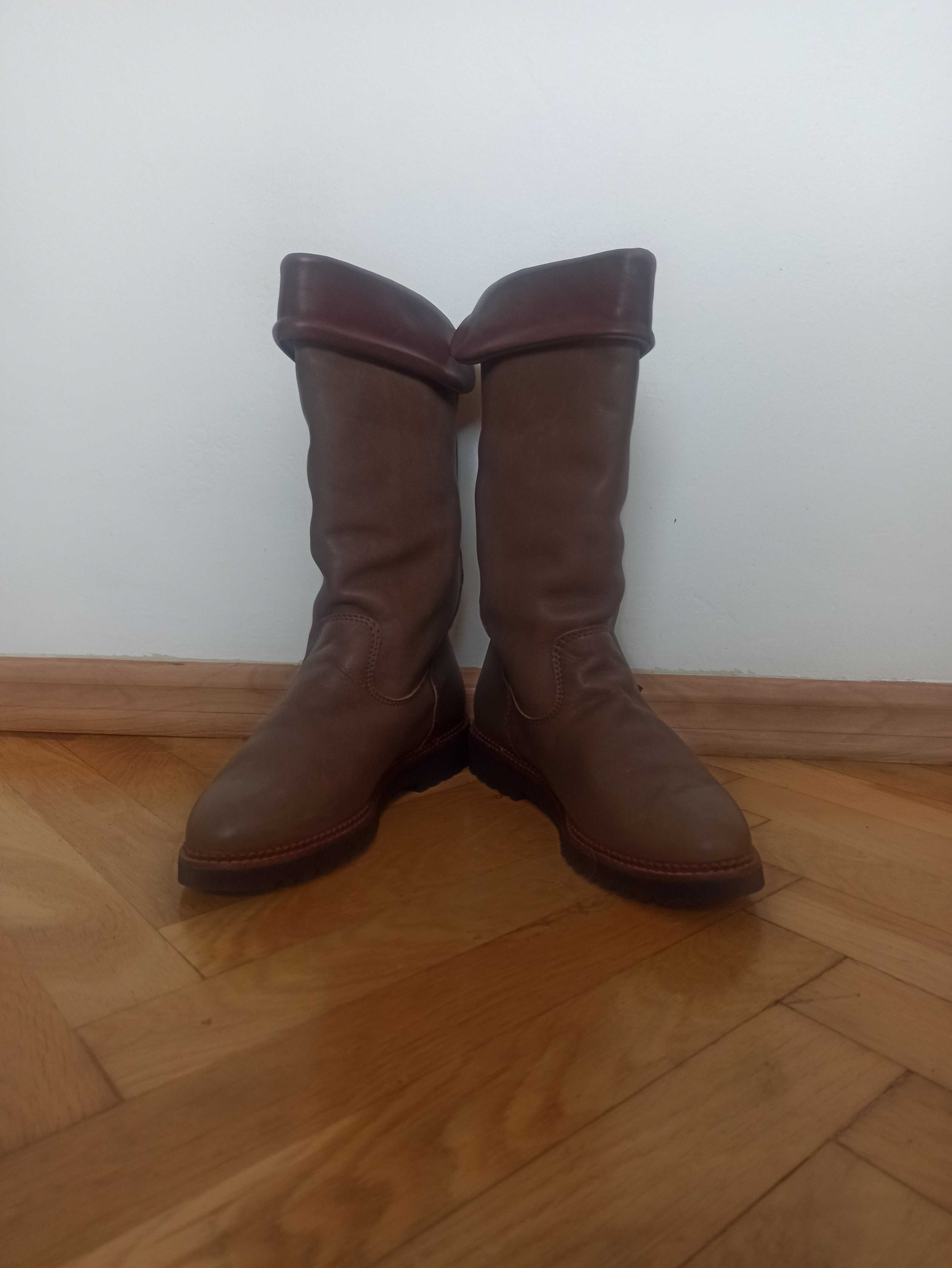 Buty zimowe skórzane rozmiar 40