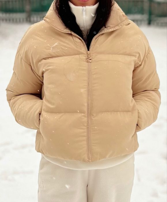 Куртка пуховик пуффер натуральний пух Mohito Sandro зима Pinko