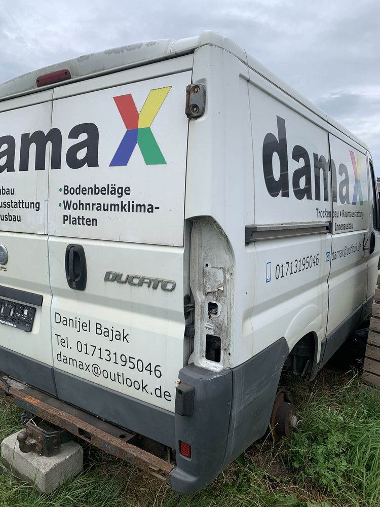 Fiat dukato uszkodzony karoseria