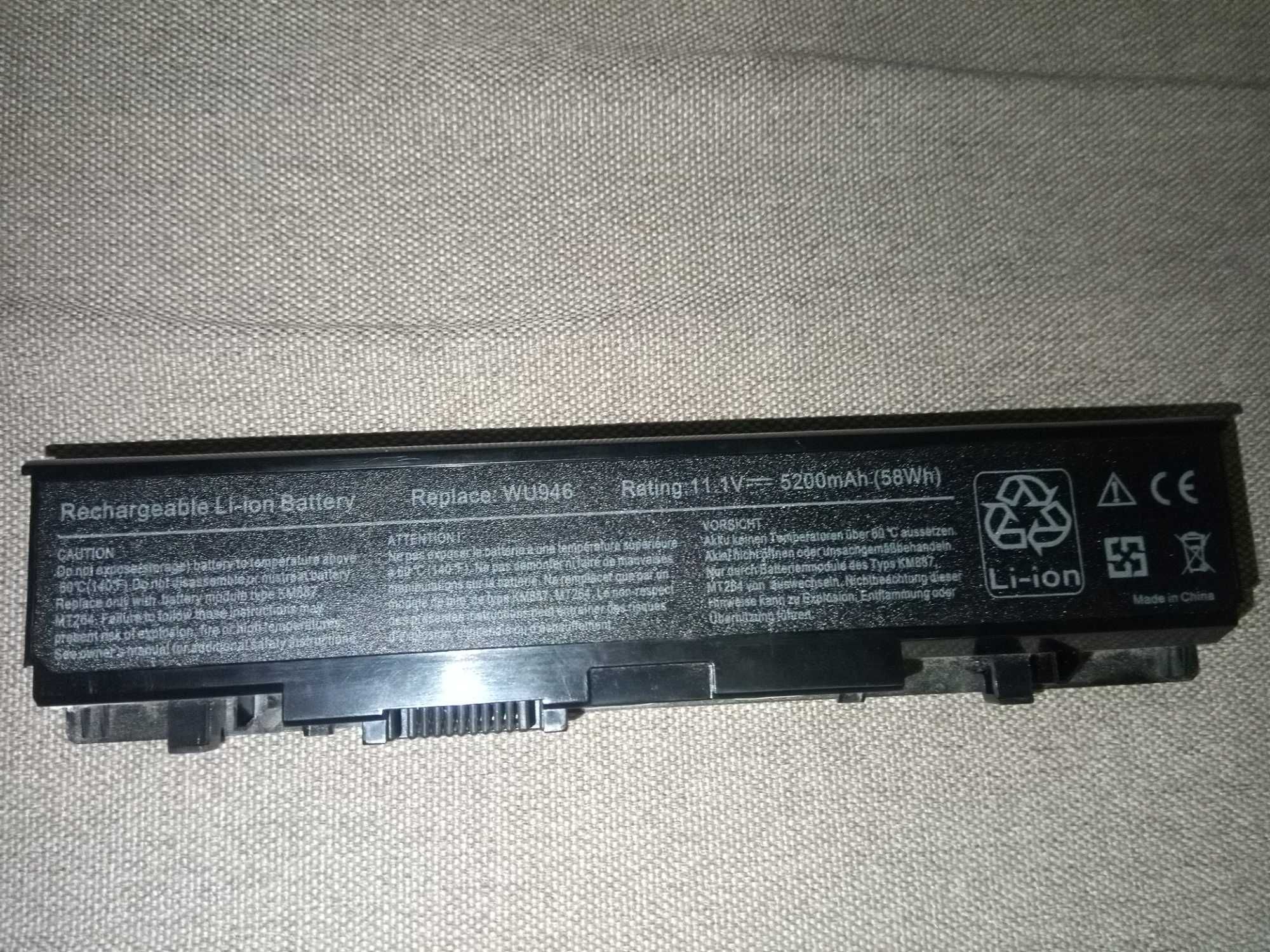 батарея для ноутбука Dell WU946