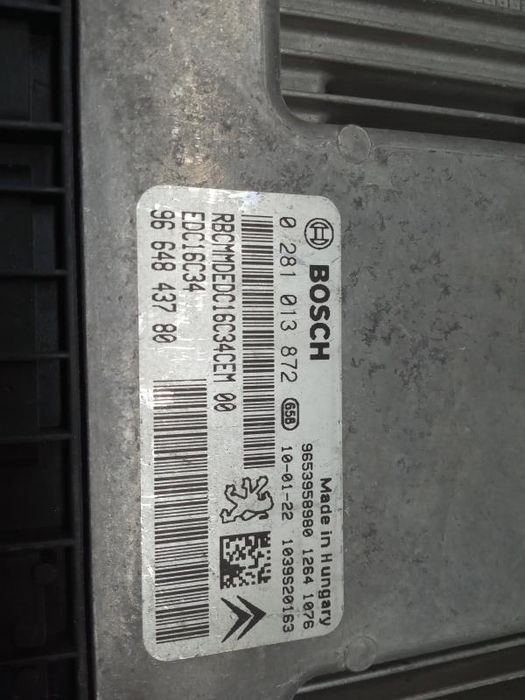 Centralina motor / ECU PEUGEOT 207 (WA_, WC_)