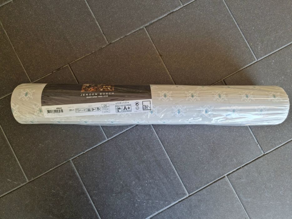 Papel de parede nunca usado, ainda na embalagem original