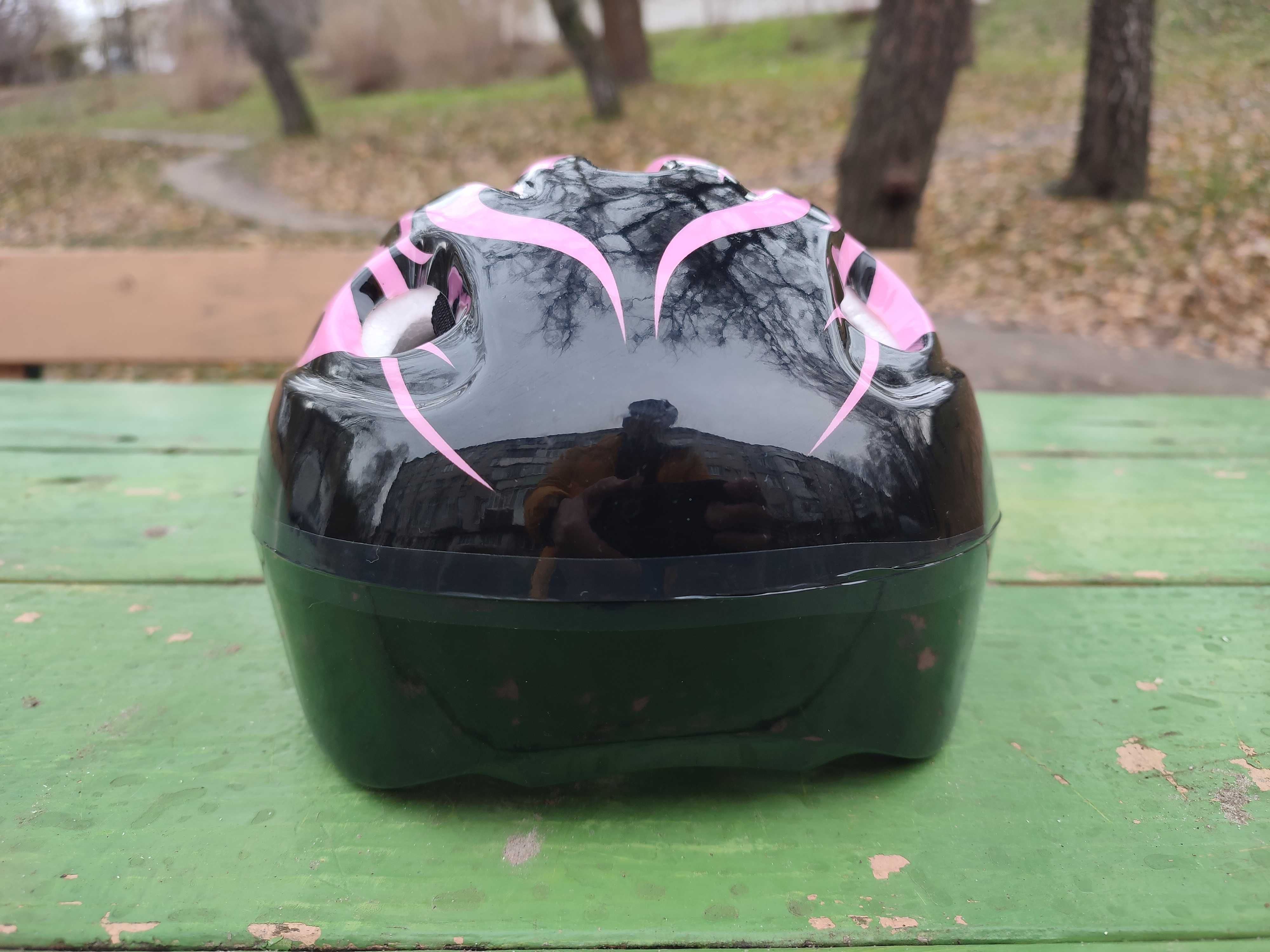 Детский розовый шлем - S 48-52 см