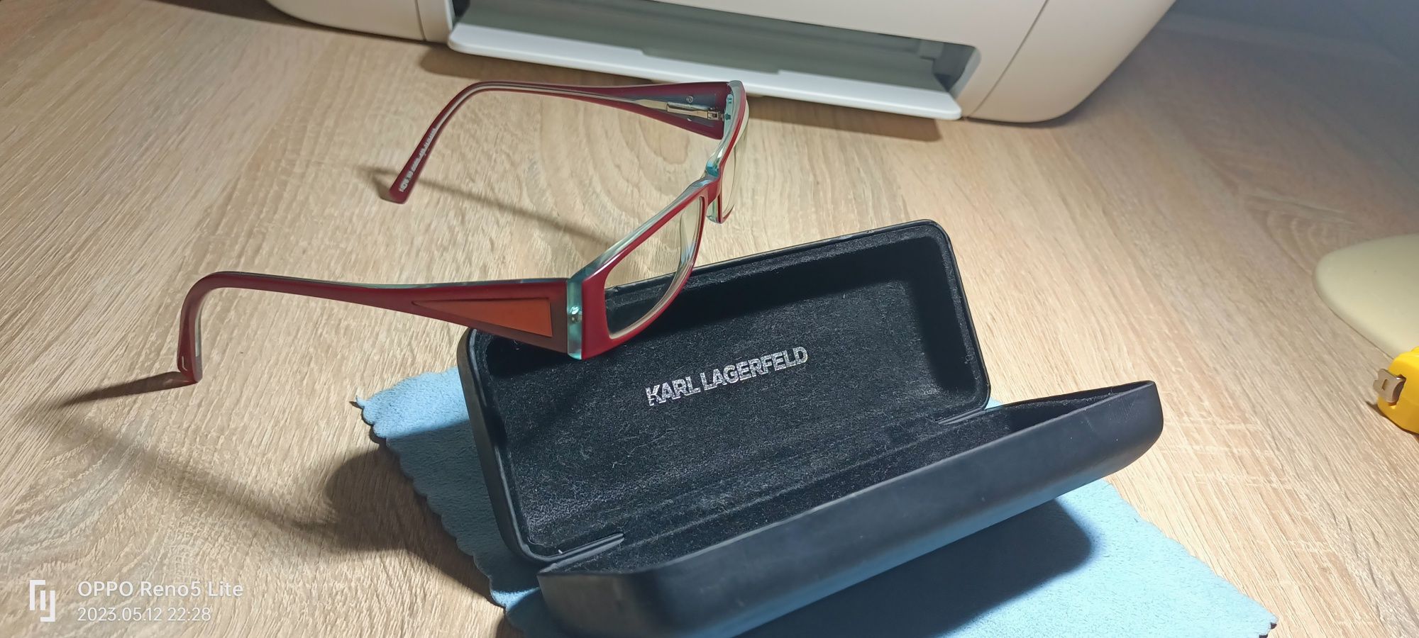 Osirid- idealne okulary Damskie+etui- Karl Lagerfeld