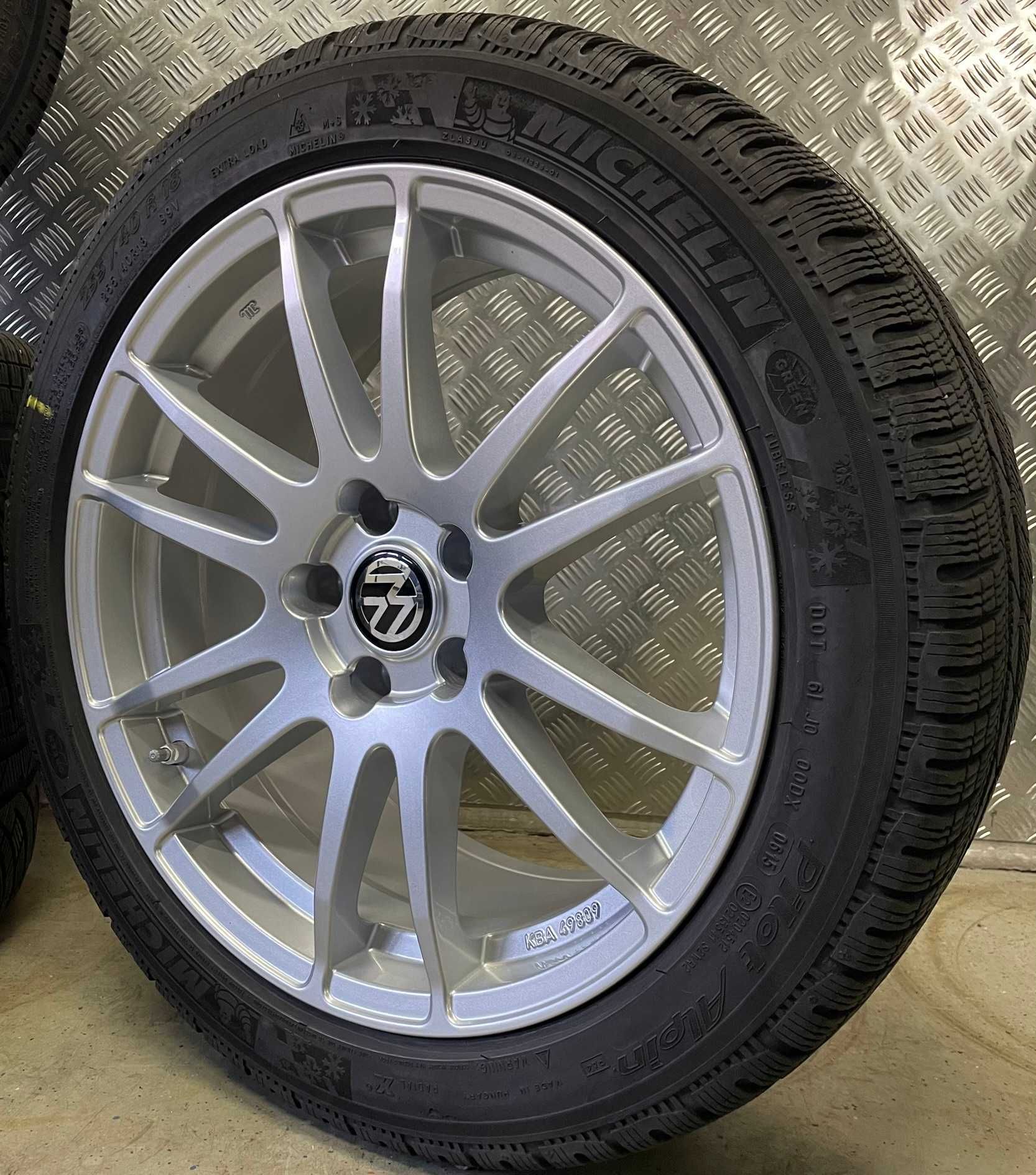 Koła  Vw Skoda Audi 8,5x18 ET30 5x112 Michelin Adax Koźle