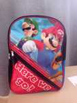 Mochila + Lancheira Super Mario - Nova
