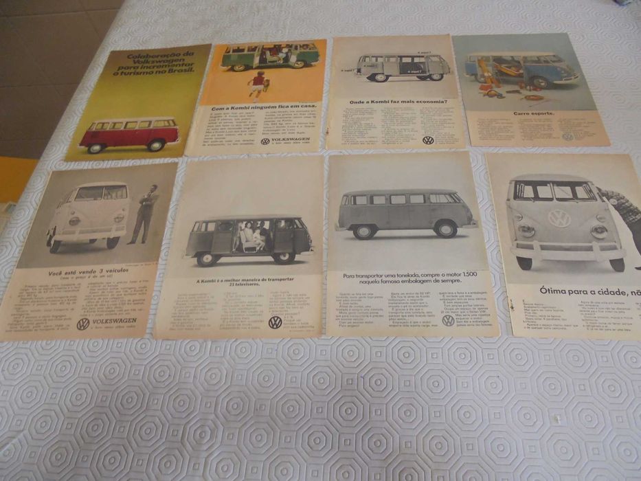 Publicidades antigas da Volkswagen Kombi, anos 60
