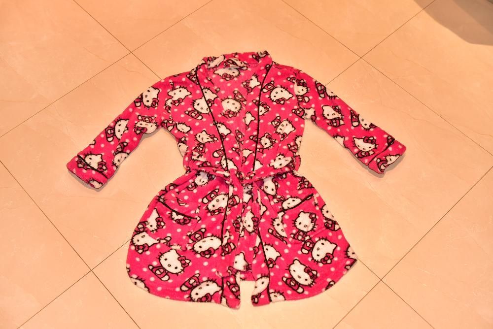 H&M -SANRIO szlafrok dla dziewczynki HELLO KITTY 2-4 lata -jak nowy