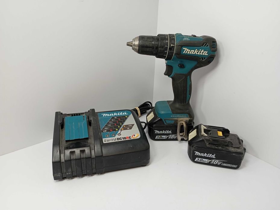 Makita Dhp485rfj Wkrętarka Akumulatorowa 2x3ah 18v + Walizka + Ład