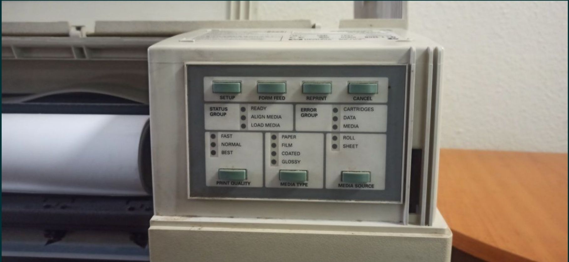 Широкоформатный принтер плоттер hewlett packard designjet 450c
