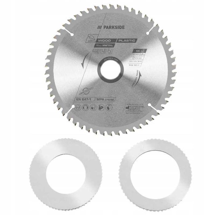 PARKSIDE tarcza do piły pilarki 210 mm 54 zęby drzewo metal plastik
