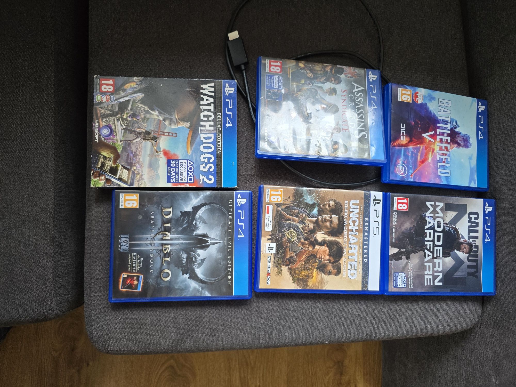 Nowa konsola ps5 plus 6 gier