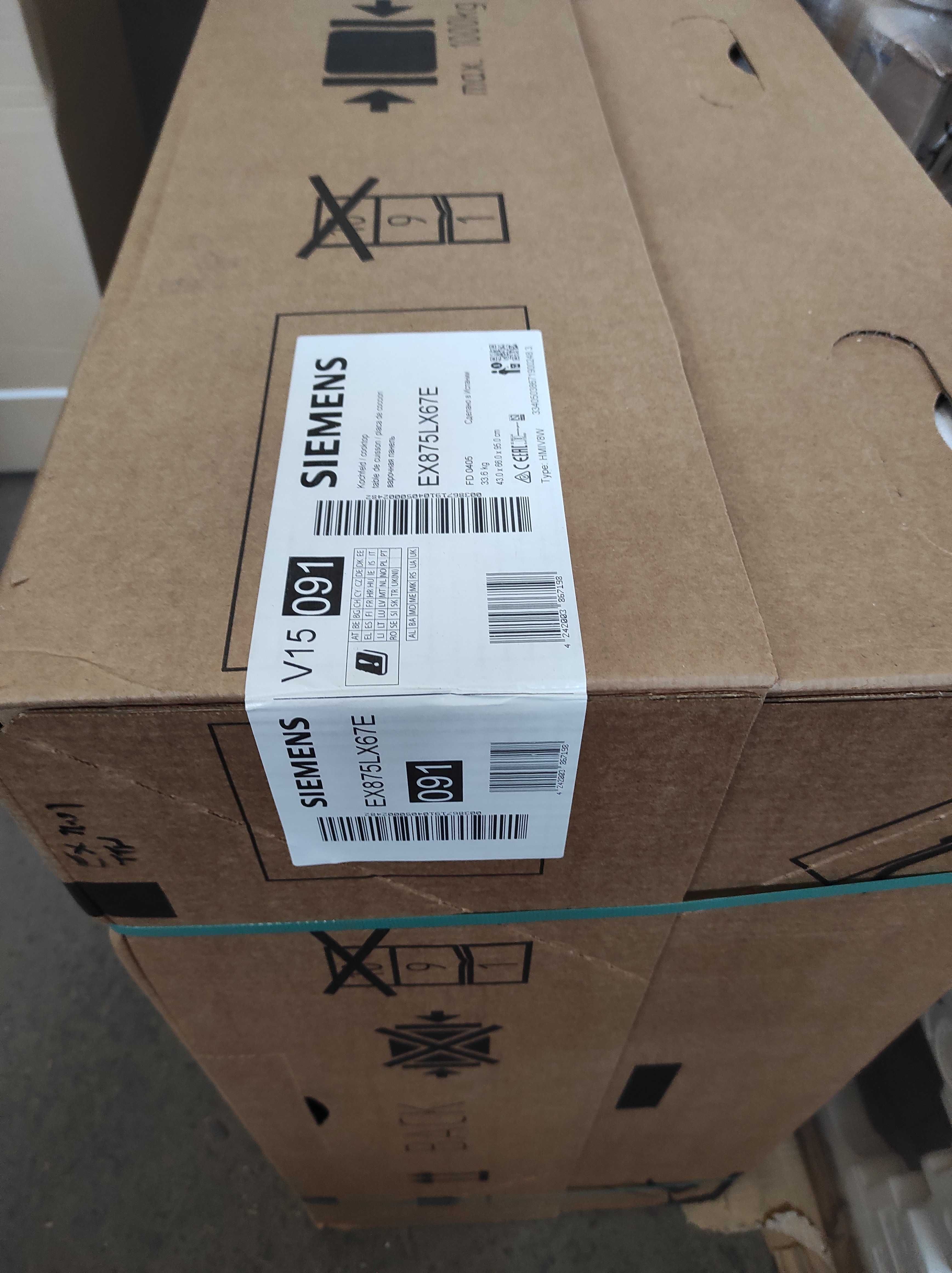 Płyta indukcyjna zintegrowana z wyciągiem Siemens EX875LX67E od ręki!!