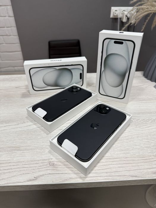 New open/box iphone 15 black 128gb black