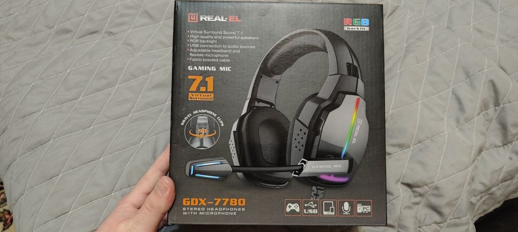 Навушники Real-El GDX-7780 Black (EL124100047)