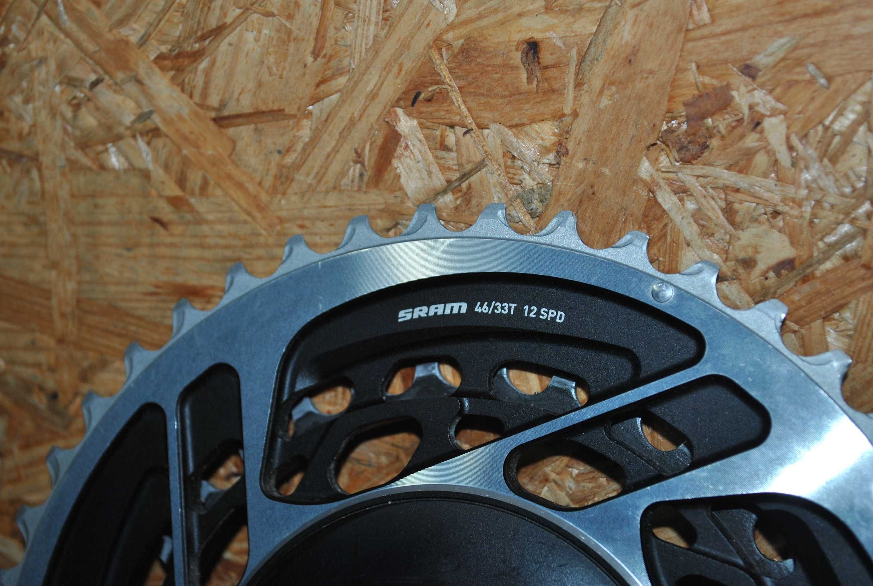 Idealna zębatka z pomiarem mocy Sram Red Axs Quarg 46/33T Gravel 6