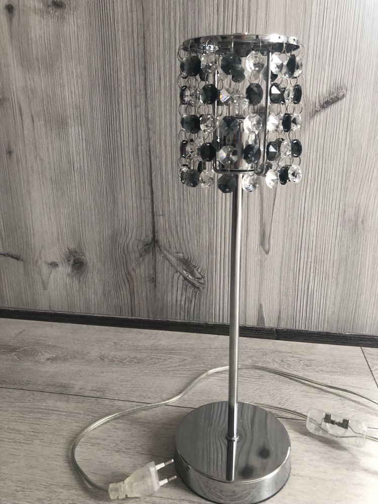 Żyrandol, lampa sufitowa + lampka stojąca GLAMOUR