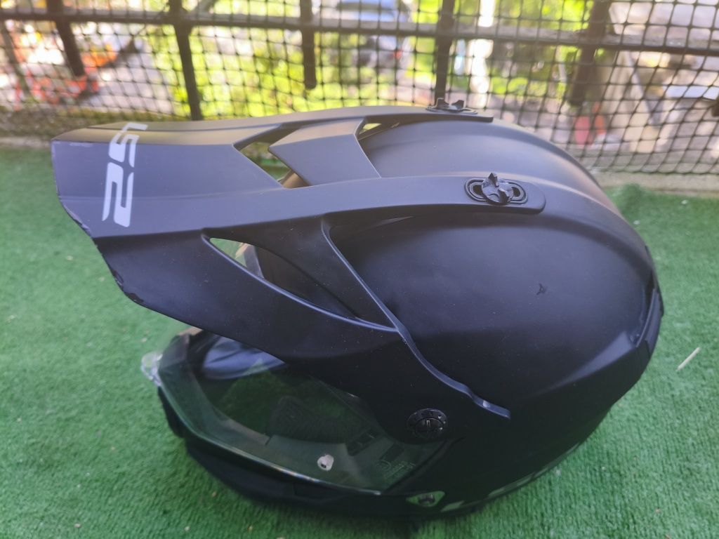 Kask krossowy LS2 Pioneer Evo rozm. S jak nowy