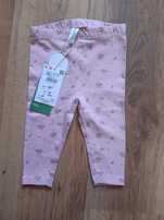 NOWE Leginsy Reserved r.68 3-6 m