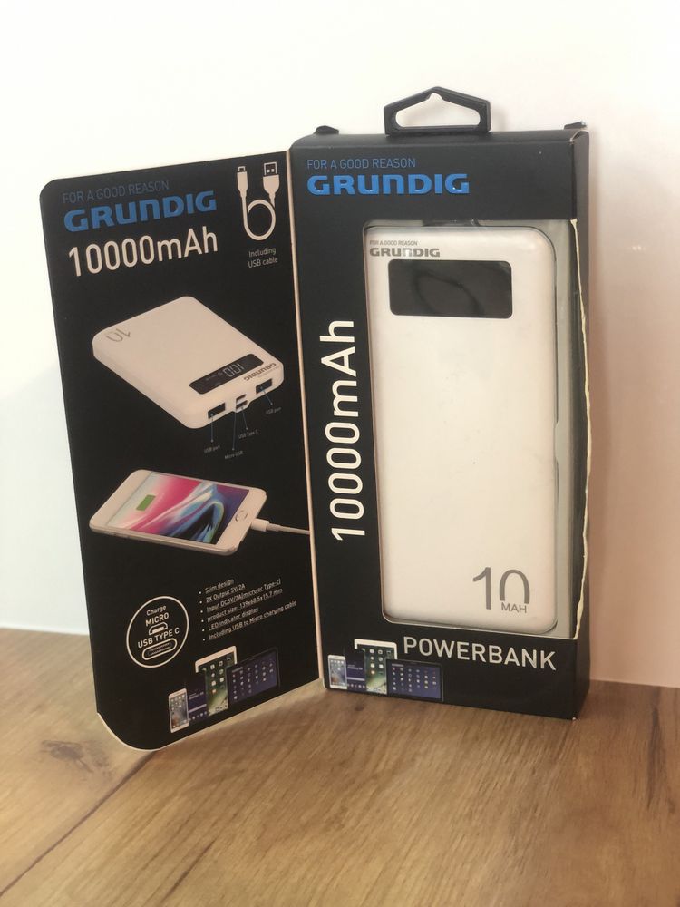 Новий Павербанк Grundig Power Bank 10000мАг