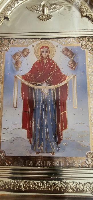 Quadro com figura ortodoxa