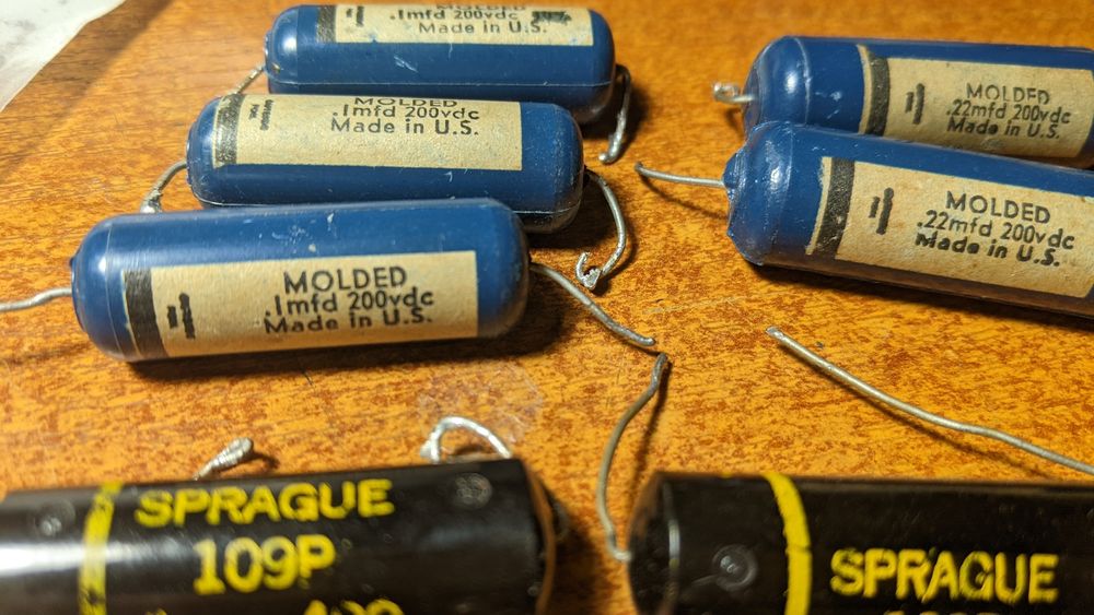 Конденсатори PIO 400v  made in USA.