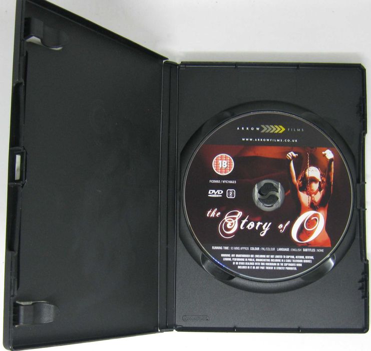 The Story of O "Historia O" DVD Jak Nowe