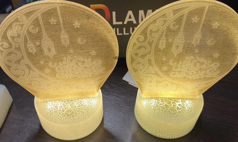 Lampka dekoracyjna świąteczna zestaw 2 szt