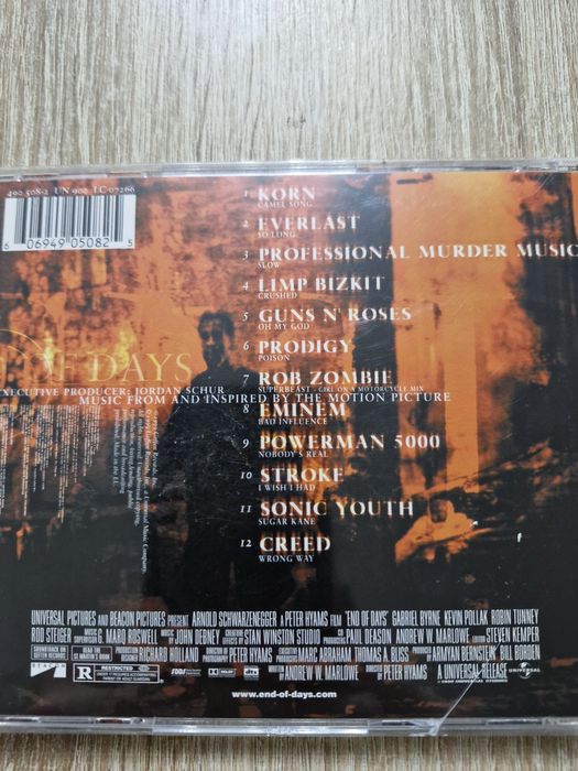End Of Days CD Korn Limp Bizkit Eminem Creed