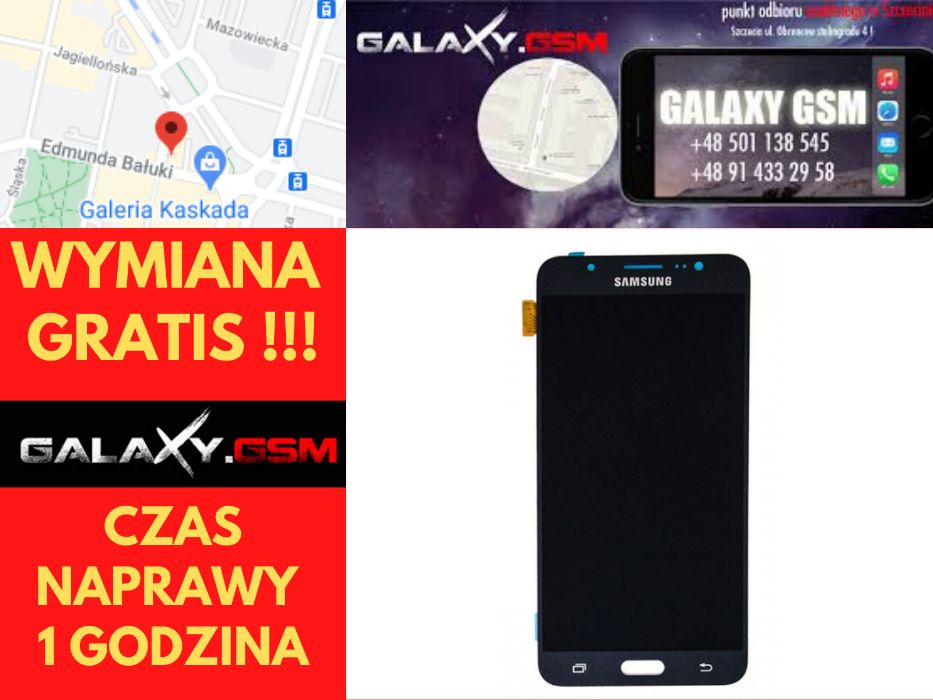 SAMSUNG J7 2016 J710F J710M Wyświetlacz Nowy Oryginał Wymiana GRATIS