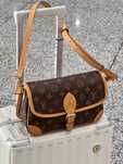 Nowy Torba LV Louis Vuitton Diane Satchel damski Brązowy