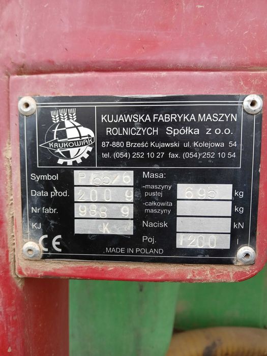 Opryskiwacz zawieszany Krukowiak Heros 1200l