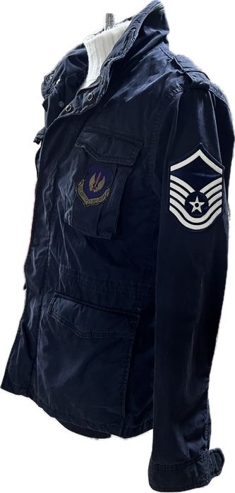 Куртка бомбер Superdry Rookie M-65 (alpha industries), размер M/L.