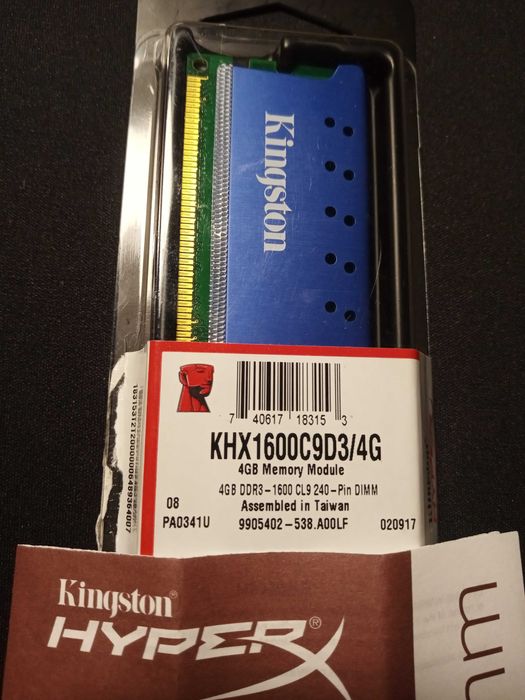 RAM 4 GB DDR3 Kingston HyperX Genesis, mało używana