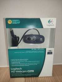 (12+)Подлинная Logitech C270 HD 720P USB 2.0 Веб-камера со встроенным