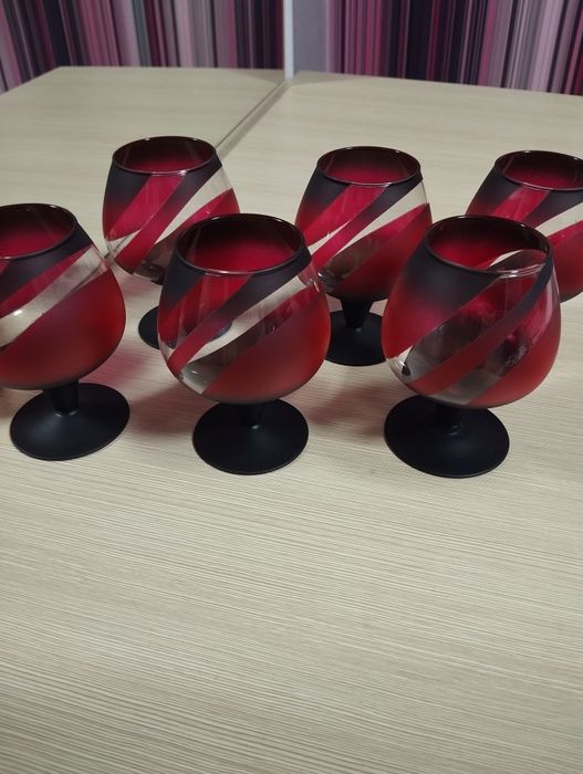 Фужери из цветного стекла