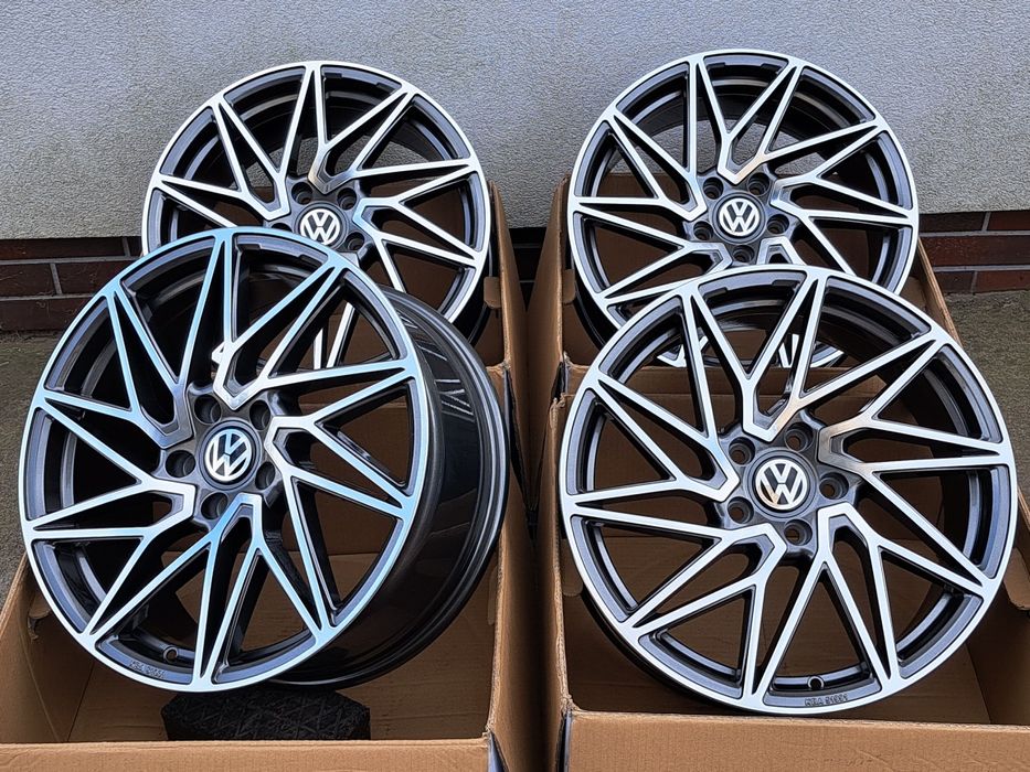 ALUFELGI NOWE VW 18 5x112 T-Roc Passat Golf Jetta Scirocco PFP KT20