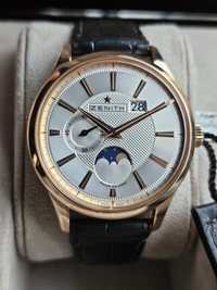 Złoty zegarek Zenith Captain Moonphase