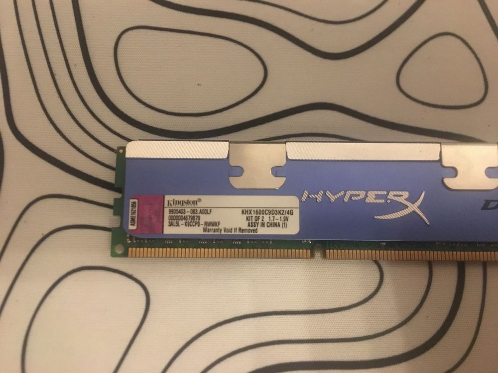 Hyperx ddr3 2x2gb 1600mhz