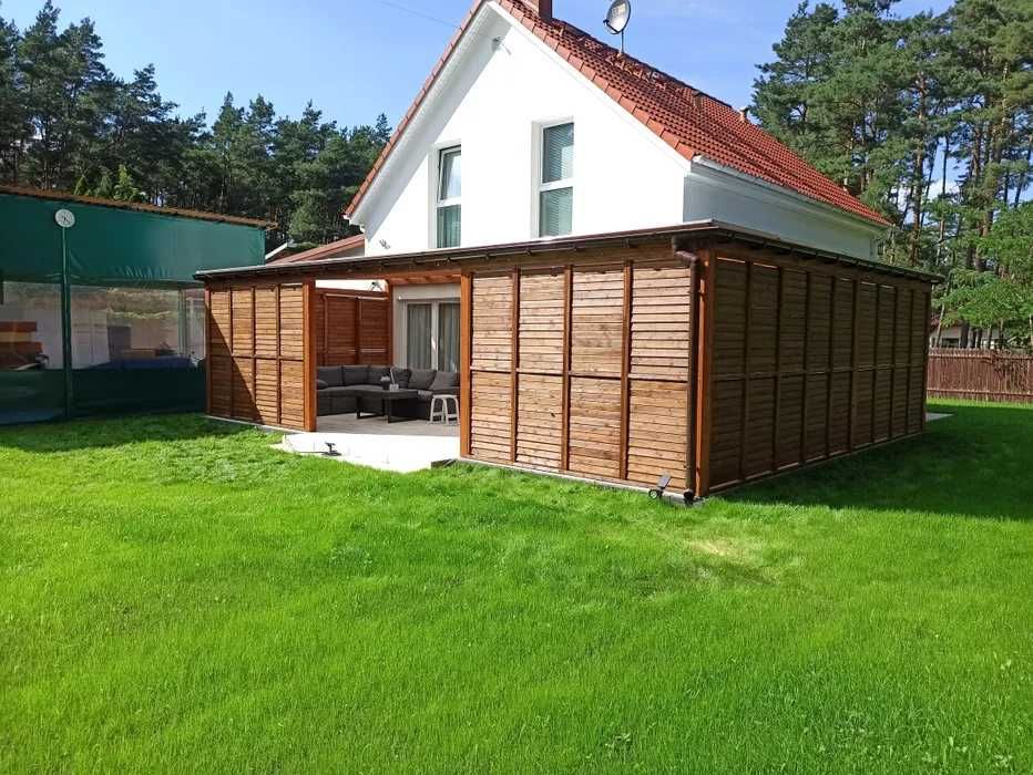 Drewniane Zadaszenie Taras Pergola Carport Ruchome deseczki Puławy