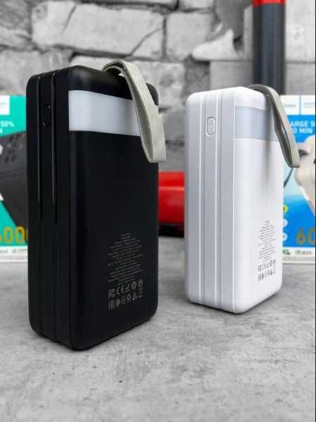 Повербанк Hoco j86b 60000 mAh 22.5w Powerbank павербанк швидка зарядка