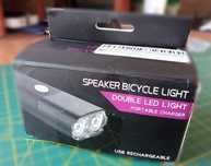 Lampka rowerowa powerbank dzwonek