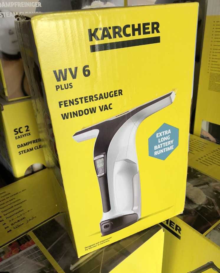 Віконний пилосос Karcher wv6 plus.новий оконный пылесос купить
