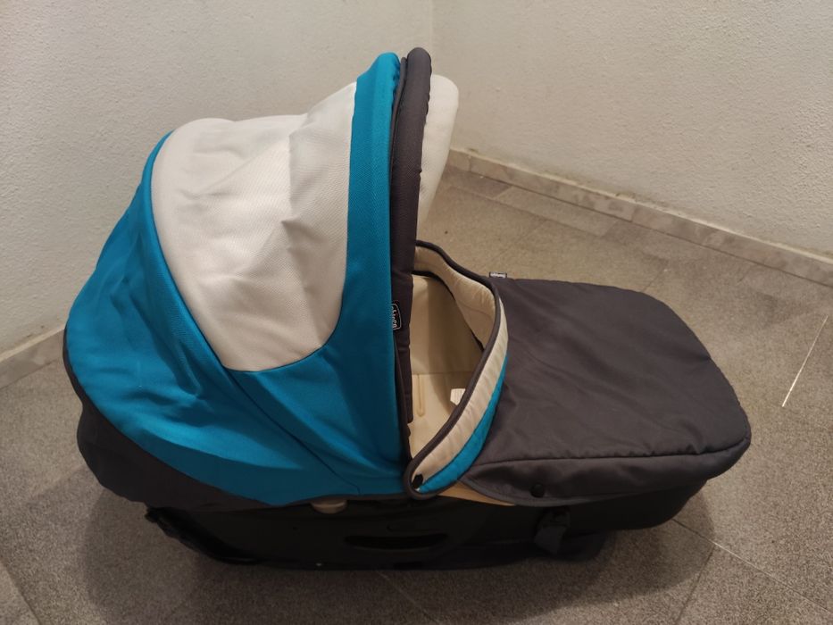 Conjunto Trio Chicco — Carrinho + Alcofa + Ovo (0–13 kg)