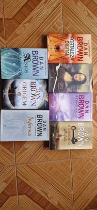 Lote 7 livros Dan Brown