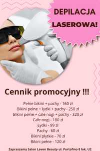 Depilacja laserowa super cena ! W salonie kosmetycznym laser diodowy