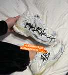 БЕЗ ПРЕДОПЛАТИ‼️Кросівки Balenciaga Runner Graffiti White,баленсіага.