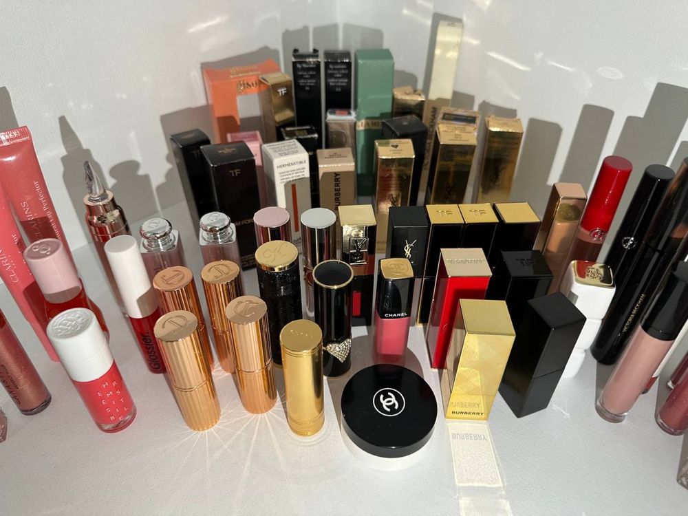 Помада блеск оригинал Dior Nars chanel hermes YSL Dolce Charlotte Pet