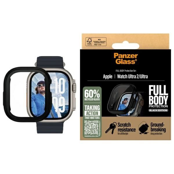 PanzerGlass Snappie Full Body Apple      Watch Ultra 2 Czarny/Black